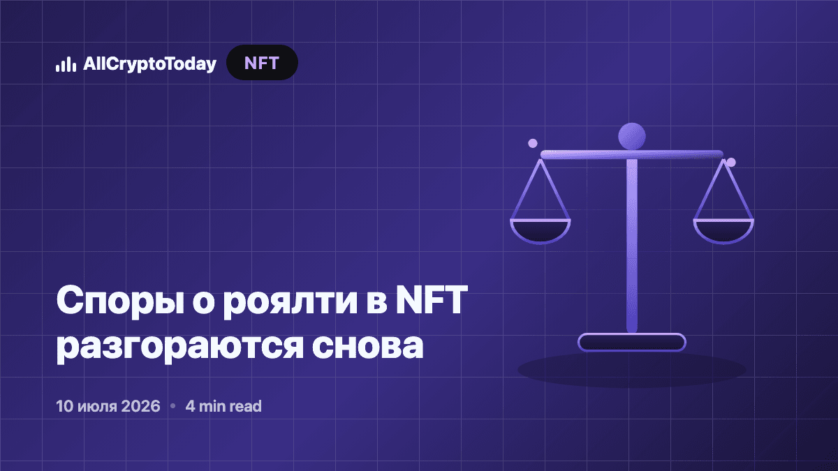 Споры о роялти в NFT разгораются снова