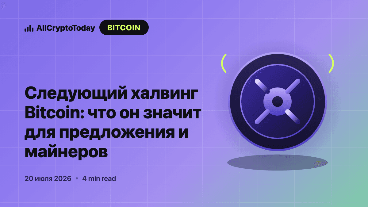 Следующий халвинг Bitcoin: что он значит для предложения и майнеров