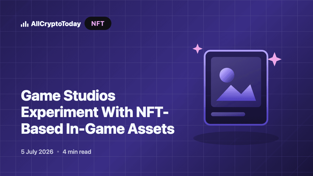 Game Studios Experiment With NFT-Based In-Game Assets
